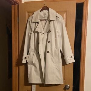 L.L. Bean vintage Trench Coat and matching hard to find, bucket style hat